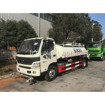 Foton gauche à gauche 5000L Camion de gicleurs d&#39;eau